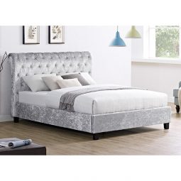 NEW! Cockfosters Crushed Velvet Bed